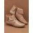 Women Casual Plain All Season Commuting Closed Toe PU Vintage Style Rubber Classic Boots Boots