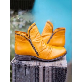 Casual Fashion Low Heel Winter Boots