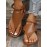 Summer Comfort Retro Stripe Flat Sandals