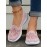 Sports Floral Breathable Slip On Flat Heel Fly Woven Shoes Embroidery